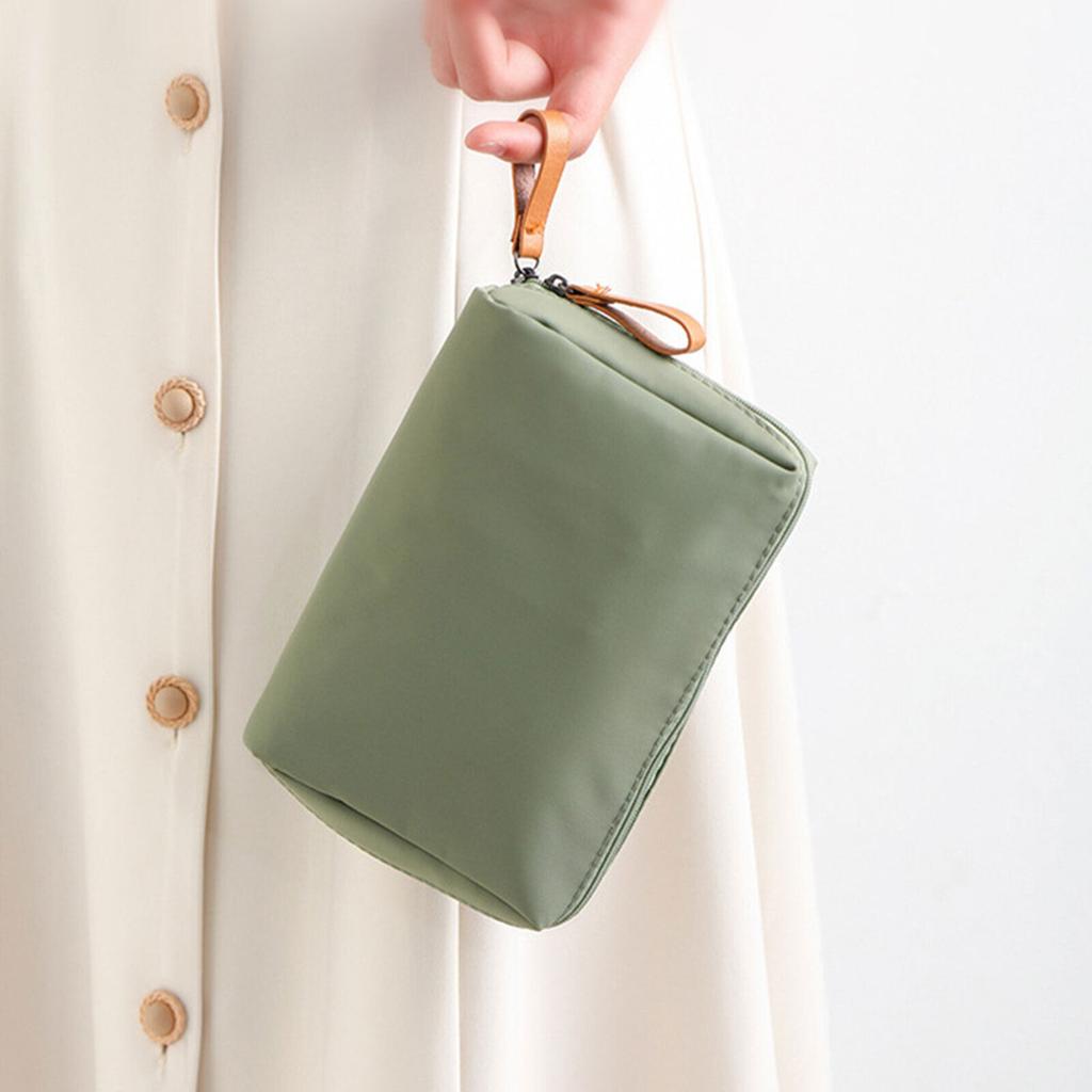 Дорожная косметичка, маленькая мини-портативная косметичка из искусственной кожи, женская водонепроницаемая сумка для мытья в ванной, органайзер для макияжа, набор туалетных принадлежностей для хранения