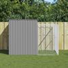 VidaXL Dog Niche with Courtyard Light Grey 214x253x181 Cm, Dog Cage, Dog Shelter, Pet House, Cages 3189125