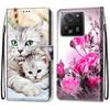 Модный расписной узорный чехол-книжка с ремешком для iPhone Samsung Huawei Honor Xiaomi Redmi OPPO Realme Moto Asus