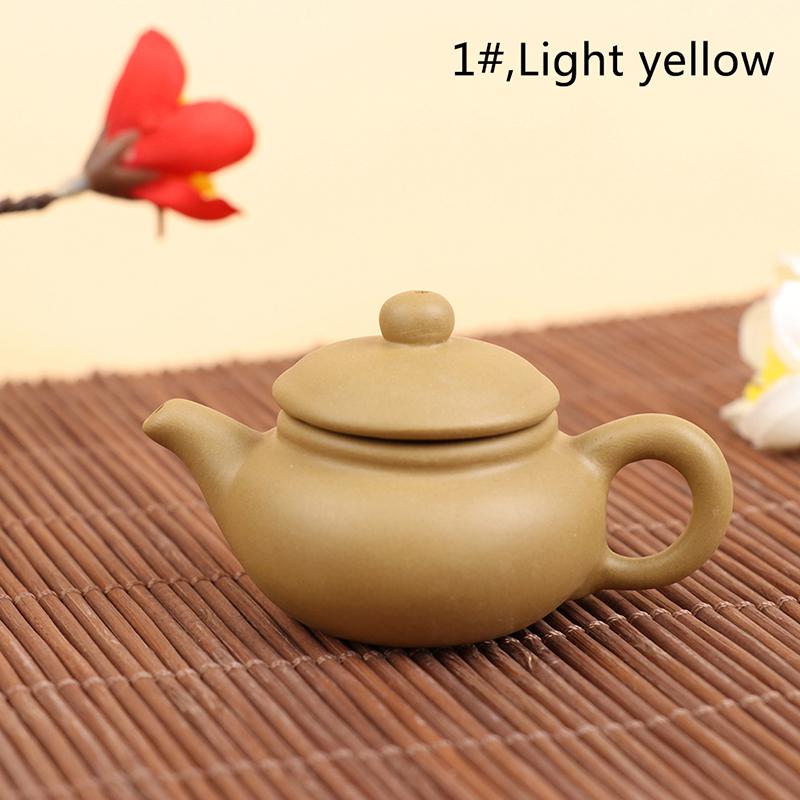 1 шт. фиолетовый глиняный чайник для чая, карманный чайный набор для домашних животных, украшения для чая