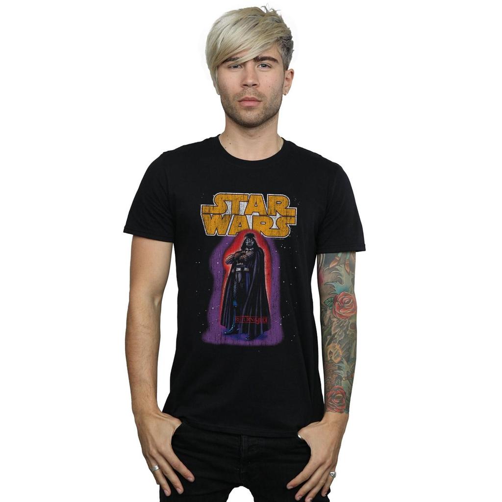 Star Wars Mens Darth Vader Vintage T-Shirt