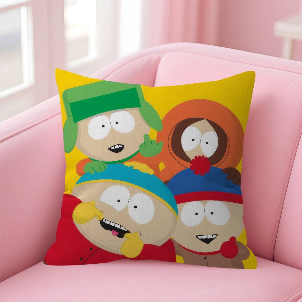 Cartoon SSouth cute PPark Cushion Cover 30x50 Polyester Sofa Cushions Decorative Throw Pillows Home Decoration Pillowcover