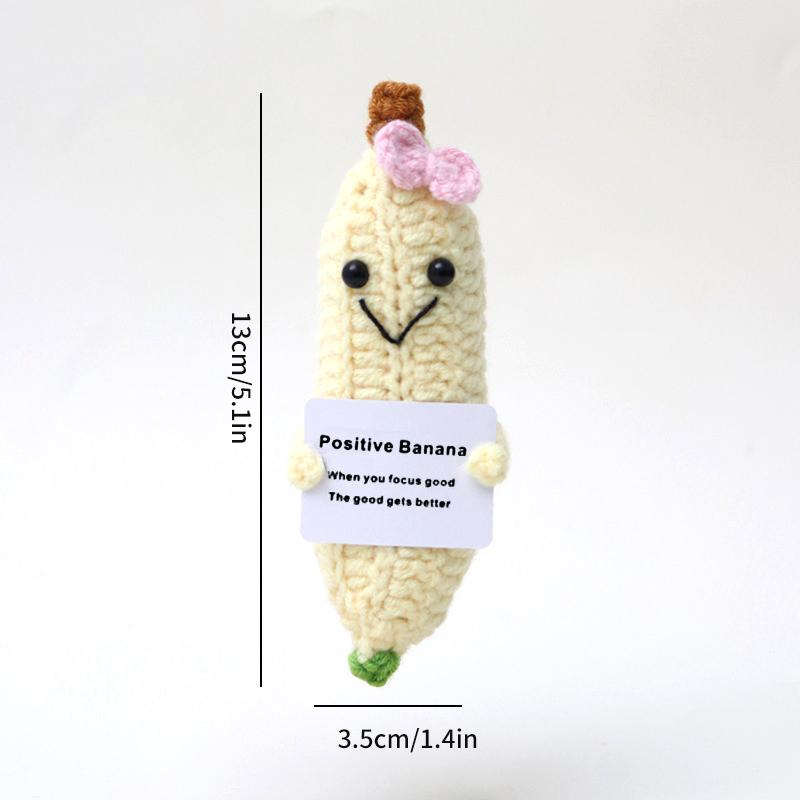 Positive Potato Desk Accessorie Offices Accessorie Crochet Animal Ornament Handmade Woven Gift Table Decor Home Decor Room Decor
