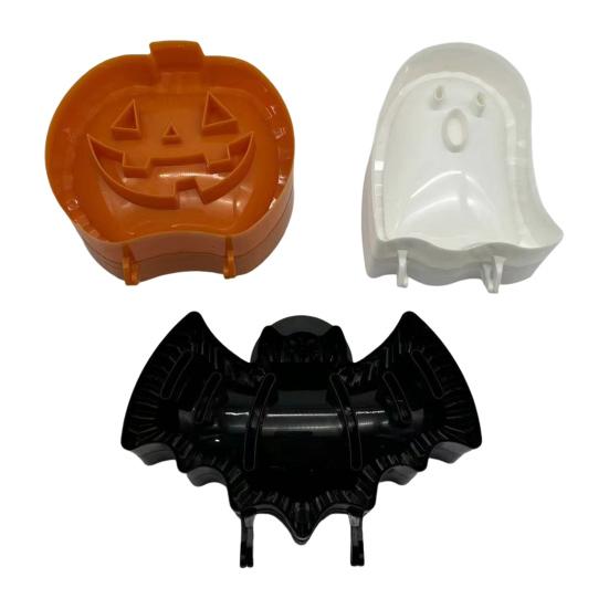 Пресс для теста Форма для карманных пирогов Праздничная Тыква Привидение Летучая мышь Фруктовая форма Форма для печенья Вечеринка Ручной резак для пирогов Украшение для пудинга и торта