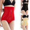 Женское нижнее белье с высокой талией и высокой талией с отрицательными ионами, хлопковая талия, ягодицы, живот, живот и брюки для коррекции фигуры
