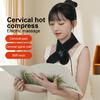 Грелка для шеи с 3 уровнями нагрева, массажная электрическая грелка для шеи для облегчения боли, зарядка через USB, грелка для плеч для снятия скованности шеи, улучшение циркуляции крови
