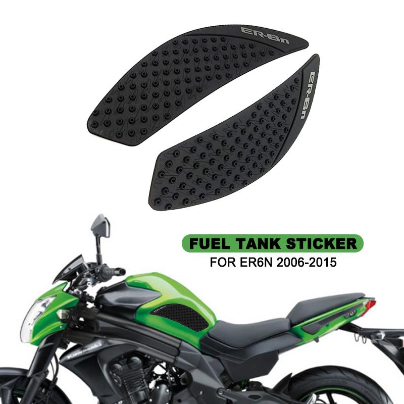 Sticker Anti Slip Fuel Tank Pad Side Gas Knee Grip Fit For Kawasaki ER6N ER-6N ER 6N 2006-2015 2011 2012 2013 2014