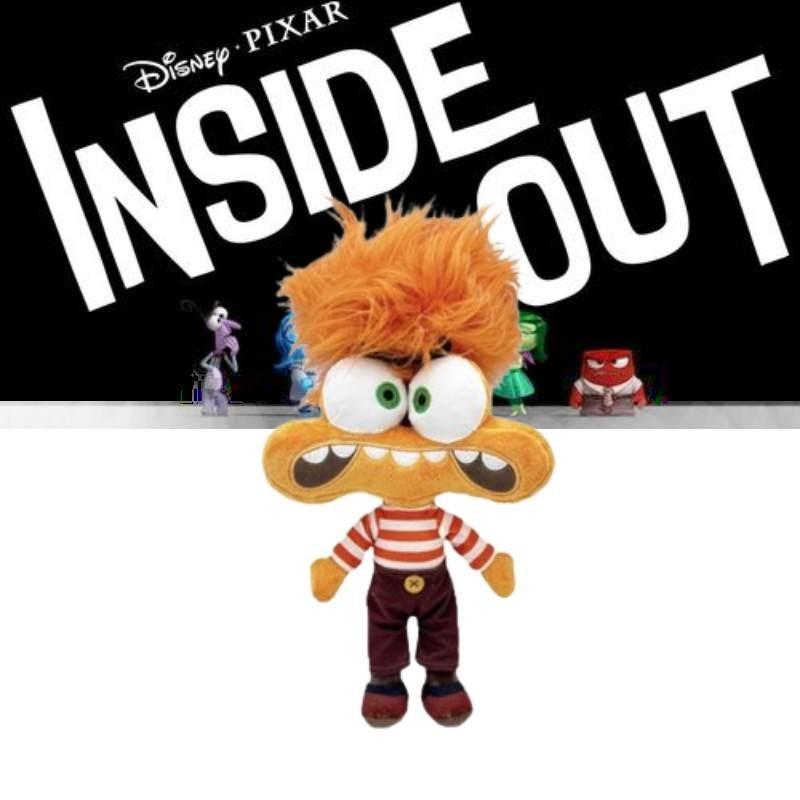 High-quality Inside Out 2 Plush Mind Worker Team Stuffed Toy Doll 25cm Height Short Plush