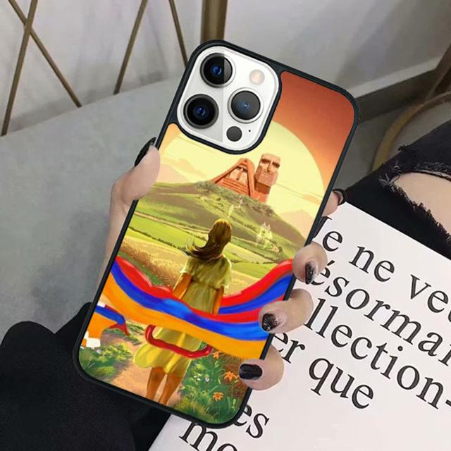 Армения Армянский Флаг Чехлы для Мобильных Телефонов Обложка Для iPhone 17 Air 16 15 14 12 13 11 Pro MAX apple Plus SE2020 Coque
