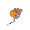 Easy To Pull Badge Holder Clips Name Card Exhibition Enfermera Retractable Badge Reel Cartoon Acrylic ID Card Holder