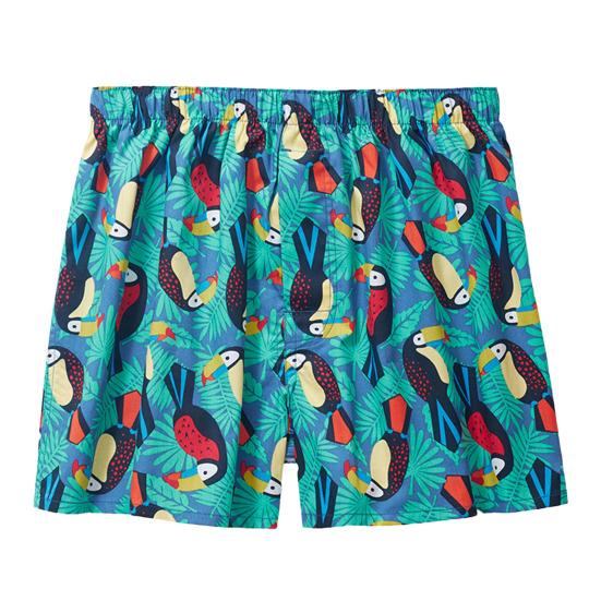 Мужские боксеры с эластичной резинкой на талии и принтом, свободные бесшовные, быстросохнущие, впитывающие влагу, тонкие домашние шорты больших размеров, шорты для сна, летние трусы