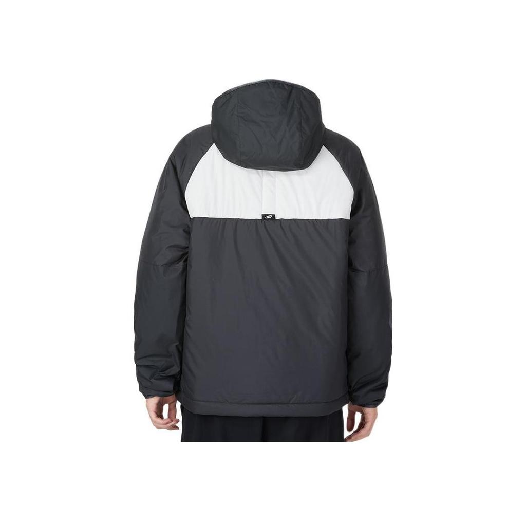 Nike Лоскутный дизайн логотип бренда напечатанный длинный рукав капюшон хлопковая куртка мужская куртка черный серый DD6858-070