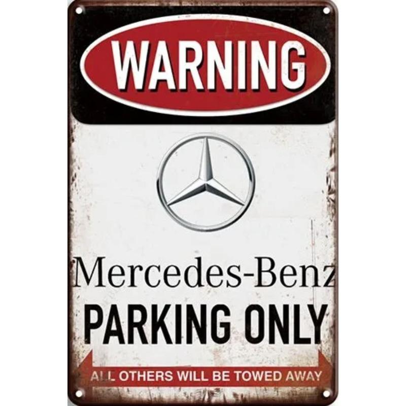 Lamborghini Parking Only Sign, Retro Metal Car Decor Plaque