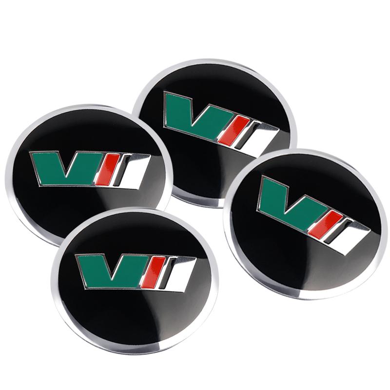 4pcs 56mm Car Emblem Wheel Center Hub Cap Cover Sticker For Skoda Rapid Octavia VRS VII S Kodiaq Karoq Fabia Superb Scala Yeti