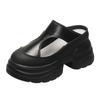Baotou Slippers Women's 2025 Summer New Thick-bottomed Heightening Muffin Versatile Sandals Women's Casual and Fashionable Half-drag