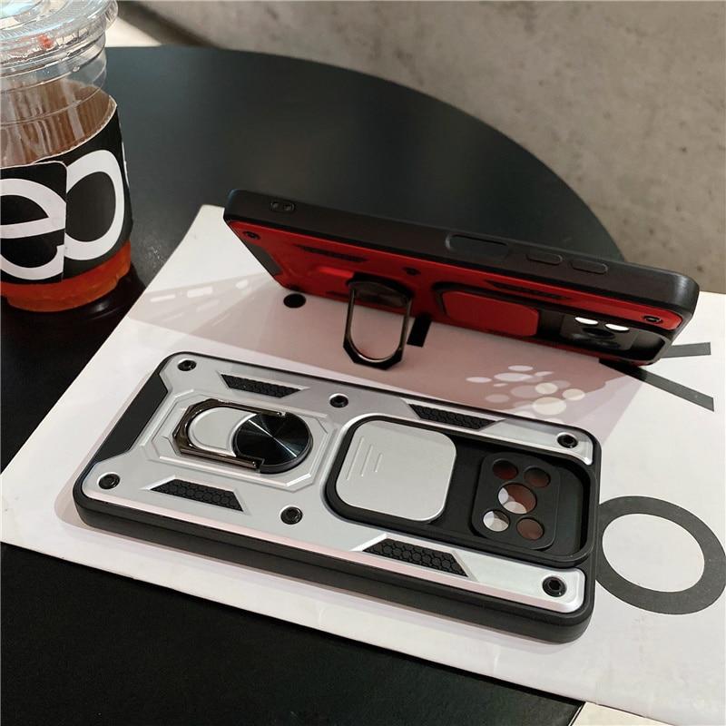 Shockproof Armor Case For Xiaomi Pocophone POCO X3 NFC M3 Car Holder Phone Cover For Mi Poco X3 Pro Camera Lens Protection