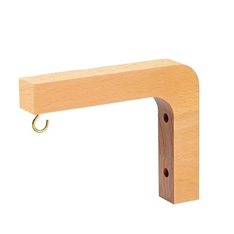 1/2Pcs Natural Wood Wall Plant Hangers Hanging Flower Pot Hook Nordic Flower Bracket for Lanterns Wind Chimes Balcony Home Decor