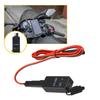 QC3.0 Motorcycle 2 USB Fast Charger Waterproof With Voltmeter Digital Charge SAE To USB  Motorbike Inline Fuse Power Supply