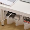 1 Set Under Desk Drawer Space-saving Large Capacity Plastic Multifunctional Stationery Pen Organizer Drawer for Home