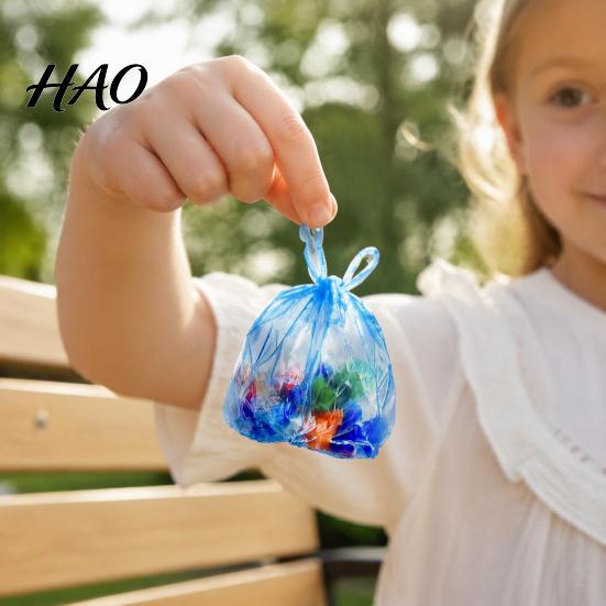 Lightweight Accessory for Keys Simulated Garbage Bag Shaker Pendant, Portable Ornament with Buckle, 3D Printed Charm Creative Novelty Keychain