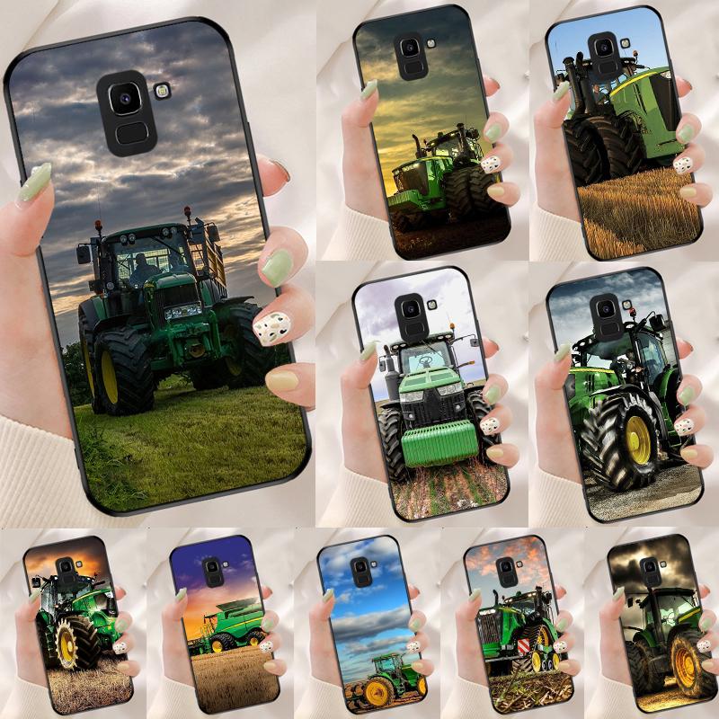 Чехол для Samsung Galaxy M21 M31 M11 M13 M33 M53 M16 M06 M12 M14 M15 M35 M55 M34 M54 M32 M52 с рисунком Сельскохозяйственный транспорт Трактор