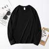 Women Men Long Sleeve Sweatshirt Soft Solid Color Autumn Casual O-neck Loose Pullover Shirt
