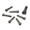 Wood Bridge and End Pins PWPS1 Bridge Pins 1 End D'Addario Set, Ebony, (7 + Pin)