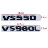 ABS Car Body Emblem Letter Sticker Rear Badge for Mercedes Benz VS260L VS450L VS500L VS550L VS560L VS680L VS900L VS980L Letters