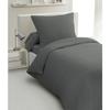 2-piece Duvet Cover Set - HOME LINGE PASSION - HP72077 - 82 G Microfiber - 140 X 200 Cm - Anthracite Grey