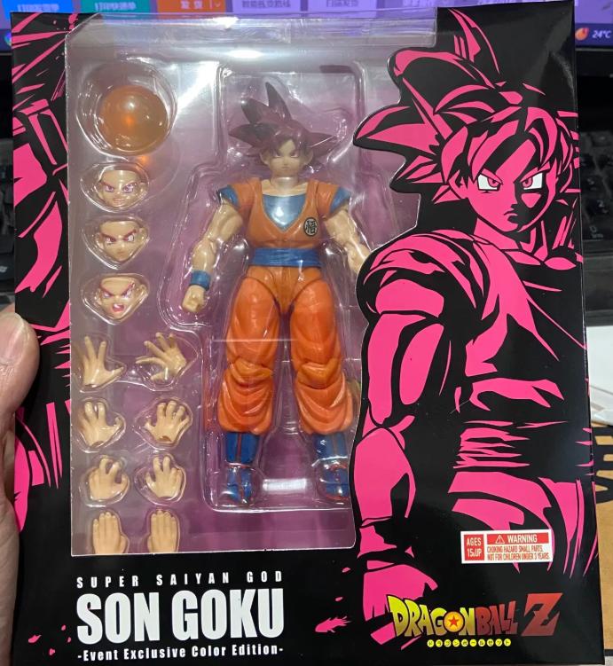 New Hot Dragon Ball Collection: Wukong Realm King Fist Vs. Rustrans Super Saiyan Handheld Ornament Collection Gift For Kids