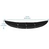 Universal Front Bumper Lip Splitter Body Kit Spoiler Black Lower Diffuser Guard Deflector Aprons Cover Car Exterior W/ Screws