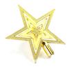 1 шт. Уличный домашний декор Рождественские украшения Верхушка для елки Блестящая звезда