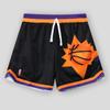 Unisex Retro Mesh Basketball Shorts - Breathable, Double-Layer, Above-Knee Casual Wear for Summer