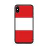 Coque Pour iPhone - Drapeau Du Pérou - iPhone XS - Silicone Souple - Design Fin Et Léger