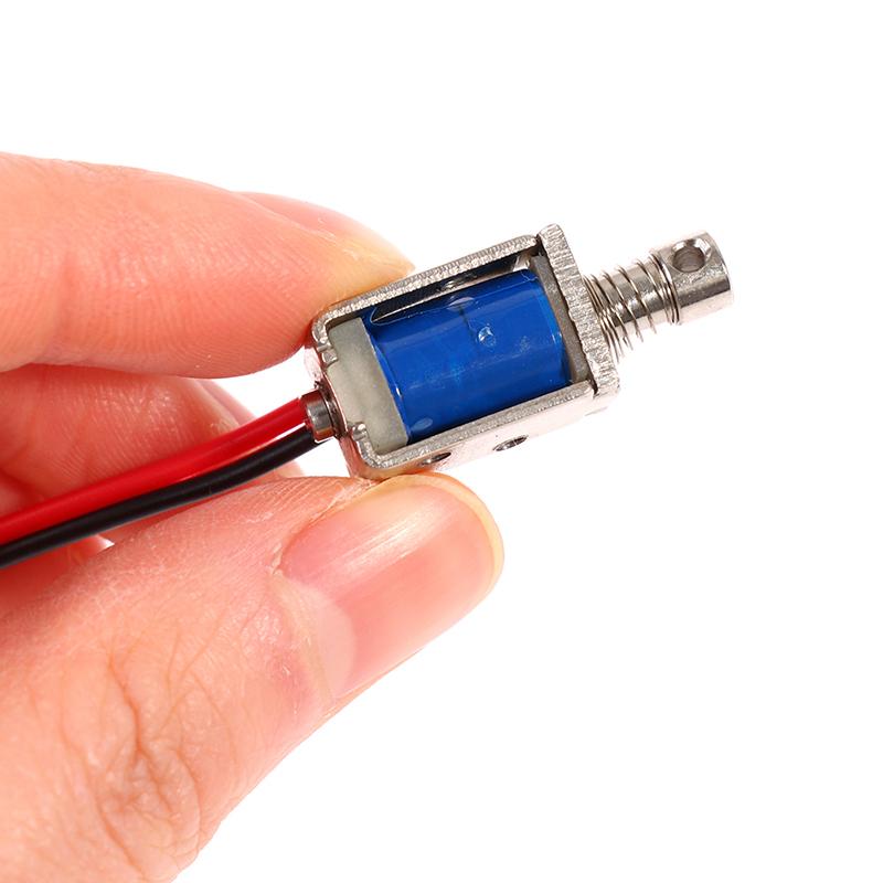 Двухтактный соленоид постоянного тока 3 В, 5 В, 6 В, 9 В, 12 В, тип электромагнита, ход 4 мм