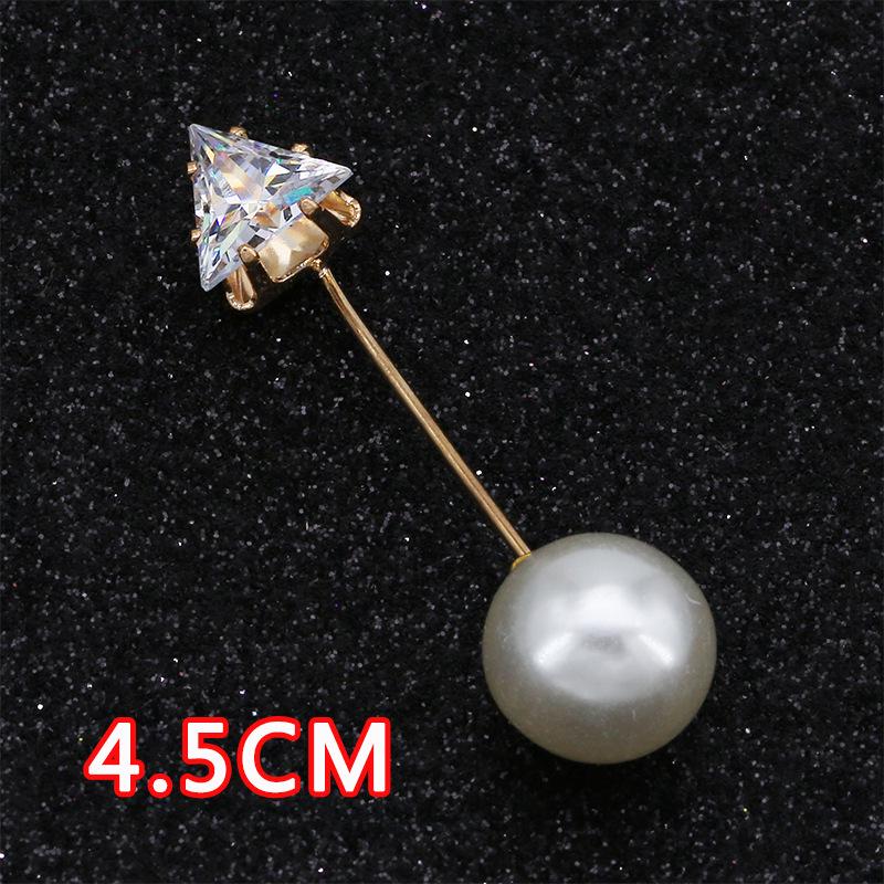 «Брошь из сплава со стразами и жемчугом»: Модный кардиган с защитой от воздействия внешней среды