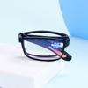 Fashion Design Anti Blue Light Reading Glasses Men Women Folding Small Glasses Frame Black Glasses Presbyopic Glasses