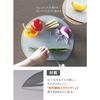 CB JAPAN Half-Moon Cutting Board, 32 x 28 cm, Gray, Antibacterial, Made in Japan, Dishwasher Safe, Can be Sterilized with Boiling Water, Space-Saving,