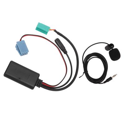 Автомобильный Bluetooth модуль Беспроводной аудио AUX адаптерный кабель с микрофоном Замена для CD-плеера