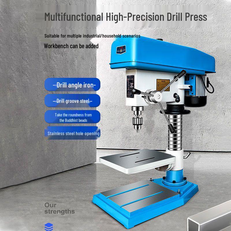 High-Power 220V Mini Bench Drill: Industrial-Grade, Multi-Functional, and High-Precision