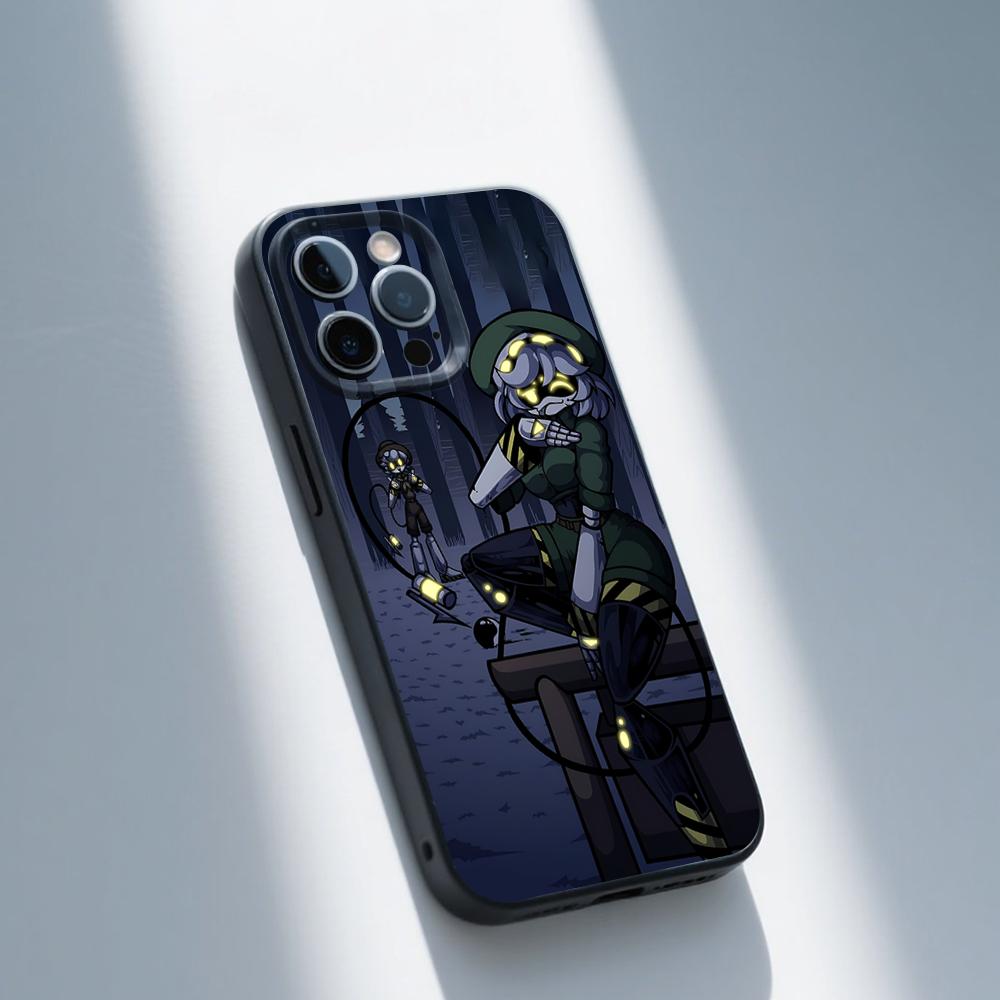 M-Murders Game D-Drones Phone Case For iPhone 16,15,14,13,12,11,Pro,Max,Plus,X,XS,XR,SE,8,7,Mini,Soft Silicone Black Case