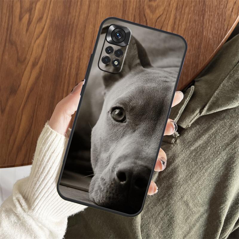 Pit Bull Lovely Dog Pitbull Case For Xiaomi Redmi Note 14 Pro 13 12 11 10 15 Pro Plus Redmi 15 C 13 10C 12C 14C 13C Cover
