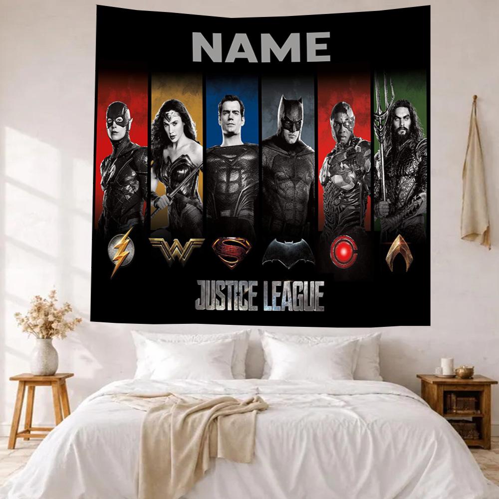 Warner Custom Your Name Wall Decor Tapestry Art For Pet Memorial Birthdaywedding Party Backdrop Family Gift