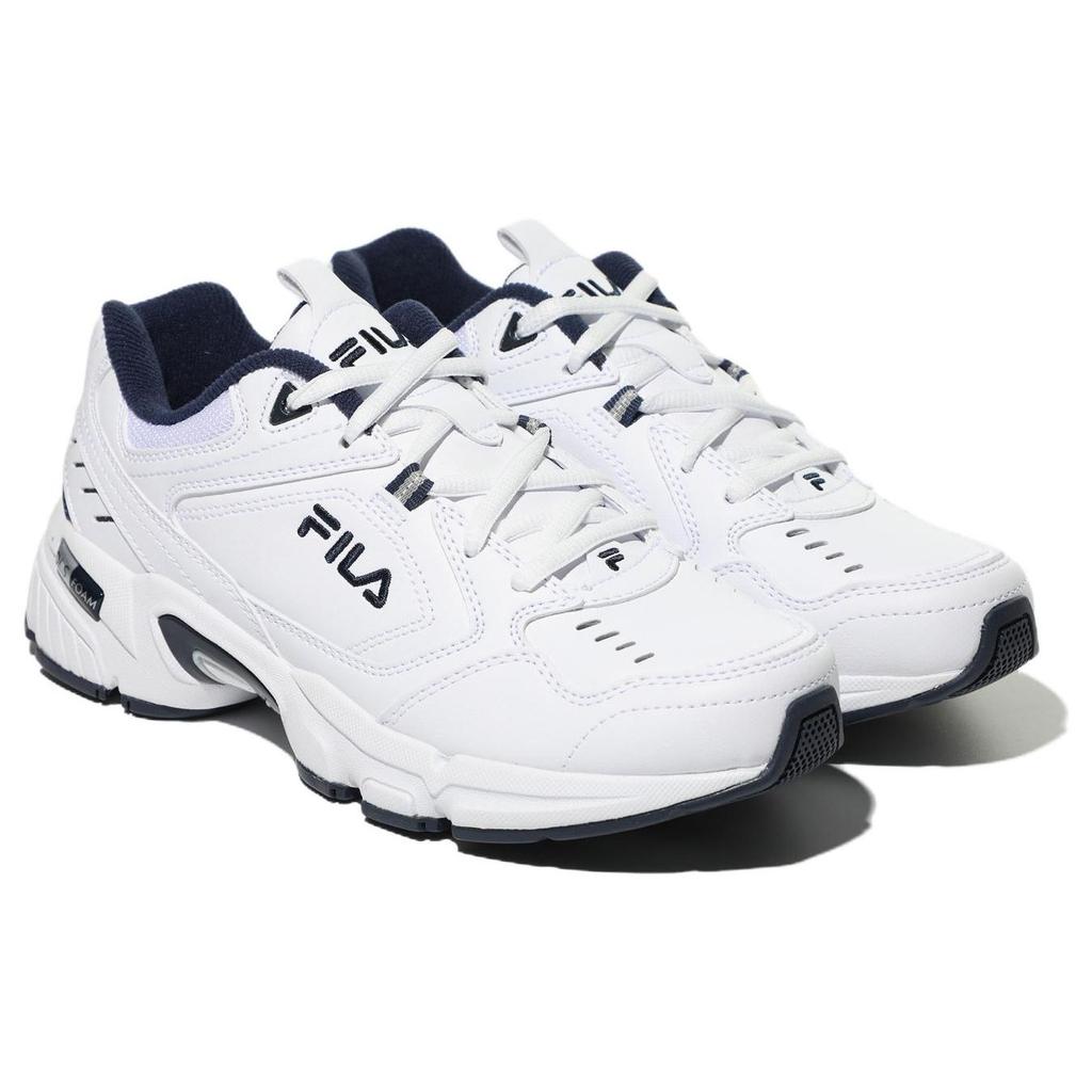 Fila Ranger 22 Тканевые Спортивные Прочные Дышащие Низкие Повседневные Кроссовки Унисекс Белый Синий 1RM02486F_147