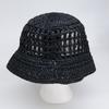 PRADA [Excellent Condition] 1HC137 2A2T Woven Fabric Bucket Hat hat M blackUsed