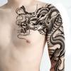 Dragon Fake Tattoo Sticker Durable Temporary Tattoo Sticker Half Nail Tattoo Sticker  Men