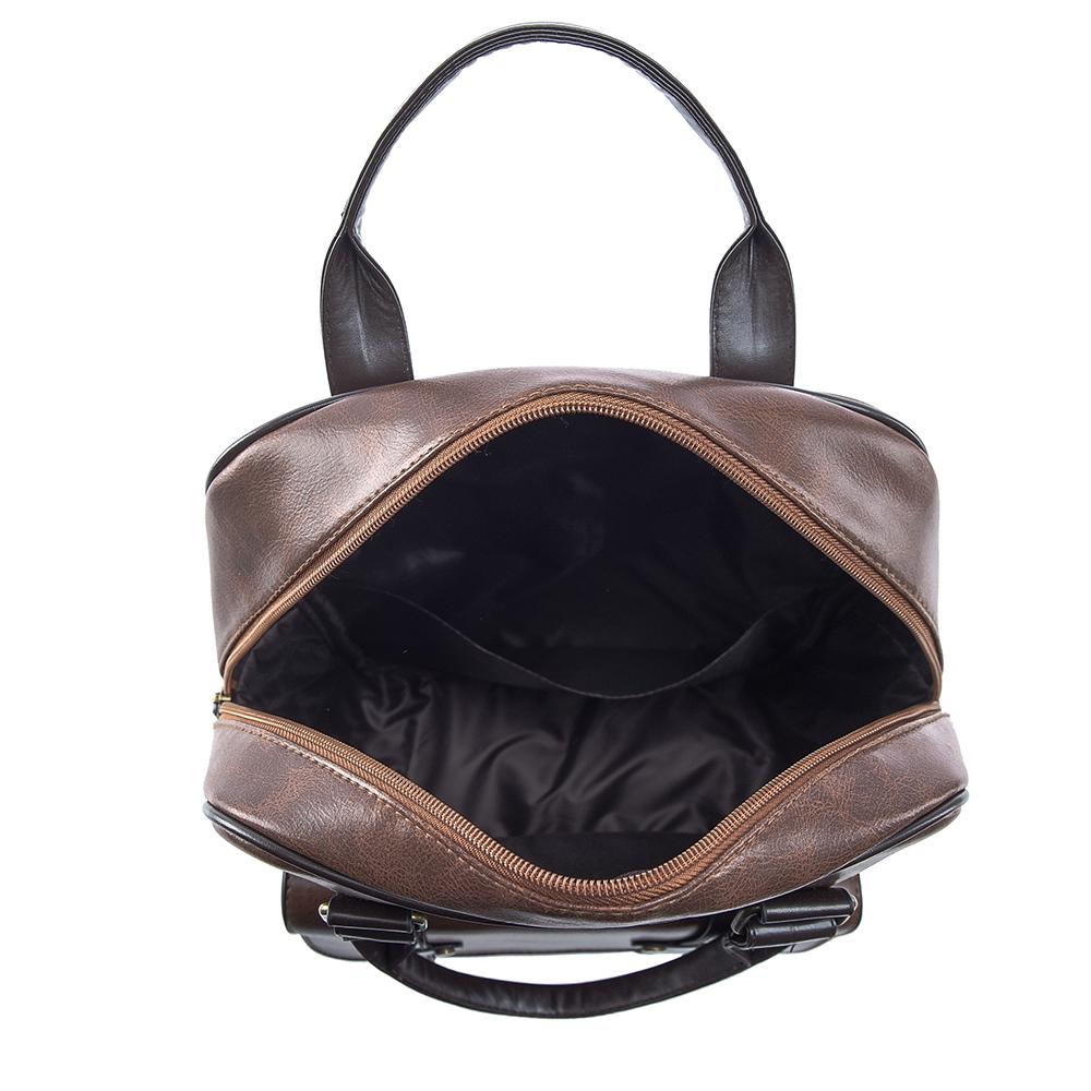 Ретро женский рюкзак PU рюкзак большой емкости