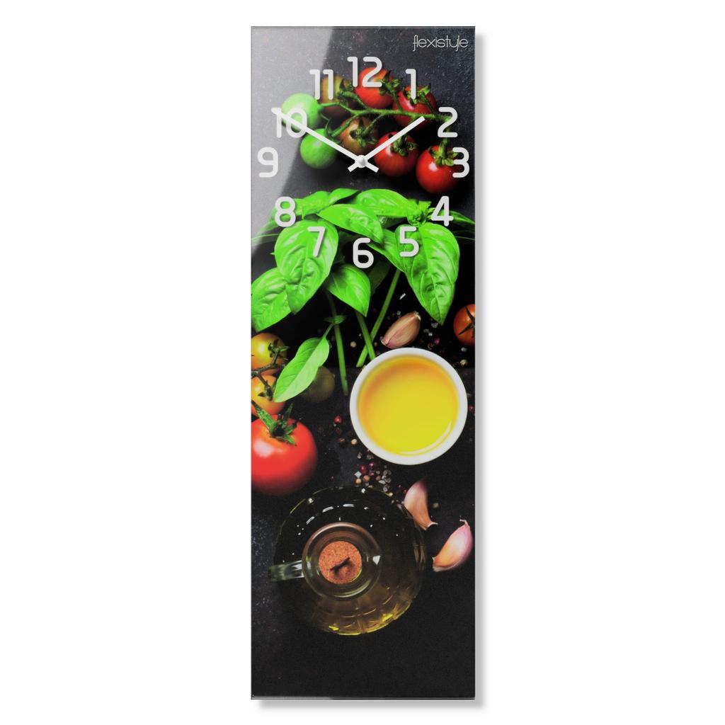 Large acrylic glass wall clock for the living room or kitchen. Italian Specialties