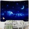 Гобелен со звездным ночным видом, настенный гобелен с изображением Вселенной Фэнтези, мультфильм Kawaii, хиппи, общежитие, домашний декор
