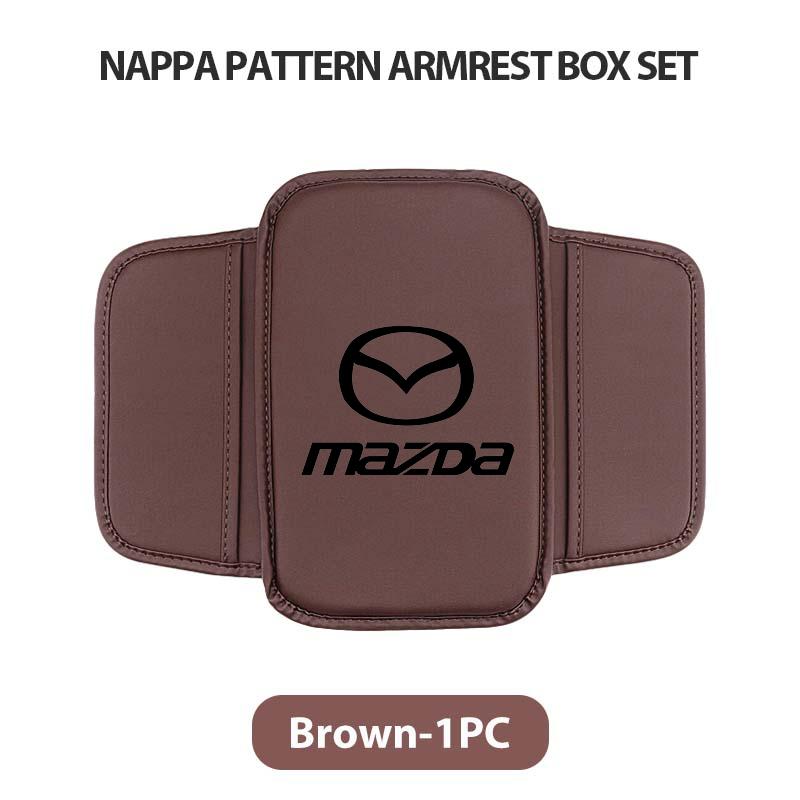 Car Armrest Box Pad Central Arm Rest Storage Pocket Cover For Mazda 3 6 CX5 2 CX3 CX9 MX5 RX8 Axela Demio Atenza MS BB8